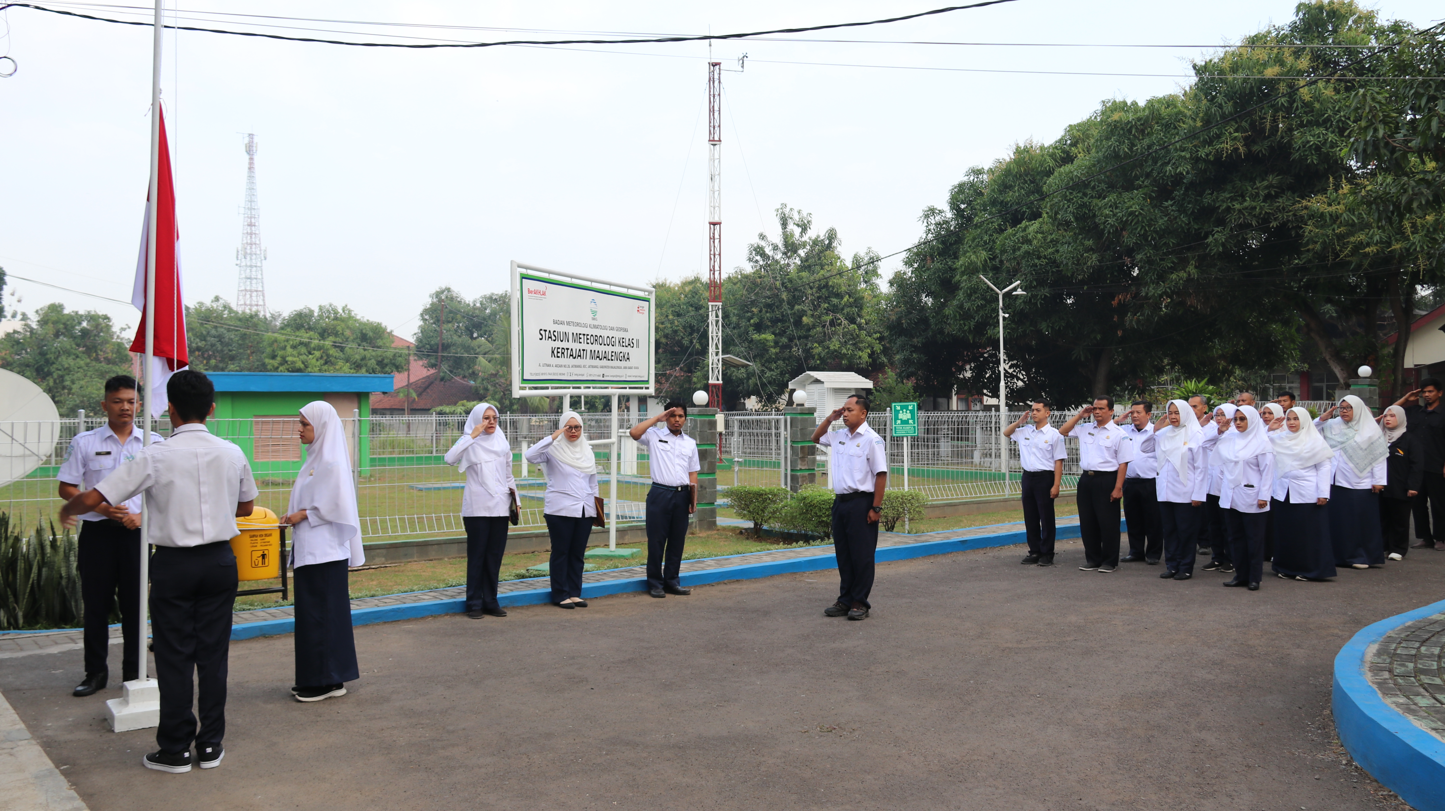UPACARA PERINGATAN HARI METEOROLOGI, KLIMATOLOGI DAN GEOFISIKA KE-79 DI STASIUN METEOROLOGI KERTAJATI